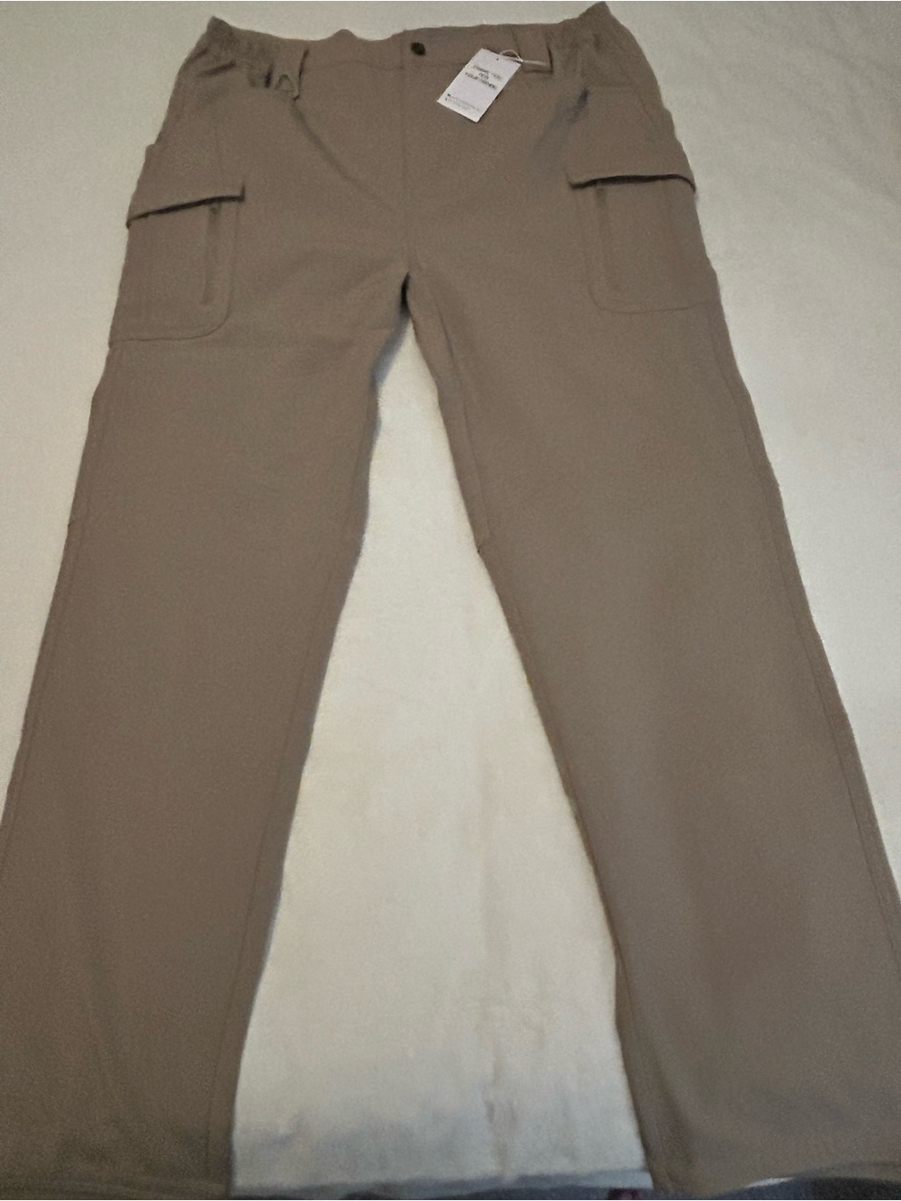 Relaxed Taupe Cargo Pants for Men — Utility Comfort